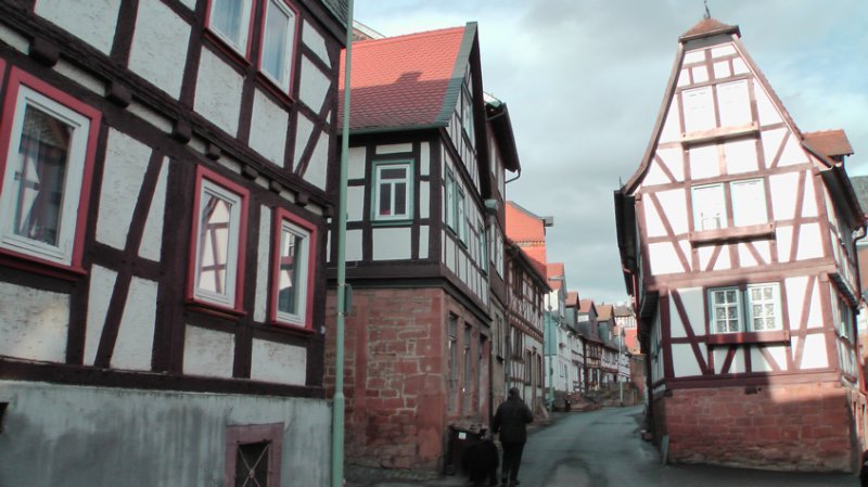 Blick in die Büdinger Altstadt