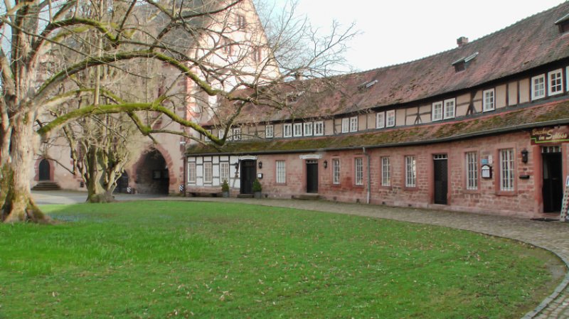 Schloss in Büdingen, äußerer Hof Wildkammer