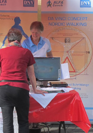 Stand in Büdingen - Informationen und Angebote zur ALFA Technik und smovey Fitness.